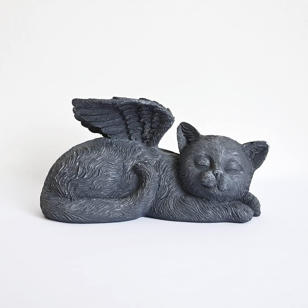 Angel Dog Memorial Stones Statue Sleeping Ornament for Passing Away Bereavement Pet Loss Sympathy Memory Gifts Remembrance