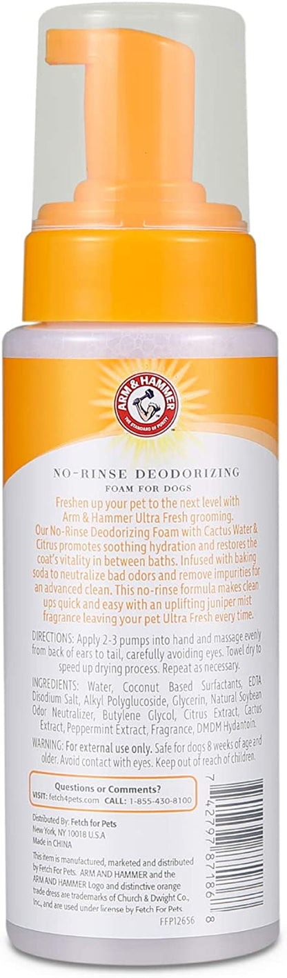 Arm & Hammer for Pets Ultra Fresh Dog Shampoos, Dog Conditioner, and Dog Spray from Arm and Hammer - Great Smelling Dog Grooming Supplies, Dog Bathing Supplies, Dog Wash, Puppy Shampoo, Pet Shampoo