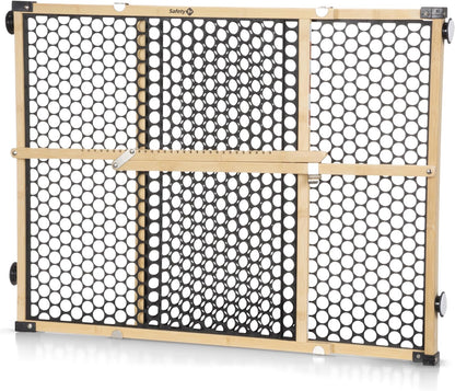 Safety 1St Eco-Friendly Nature Next Bamboo Gate, Bamboo and Black, Fits Spaces between 28" and 42" Wide