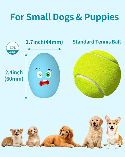 Dog Toys Squeaky, [20 Pack] Soft Puppy Egg Balls, Funny Interactive Squeak Pet Chew Toy for Puppies Small Medium Breed