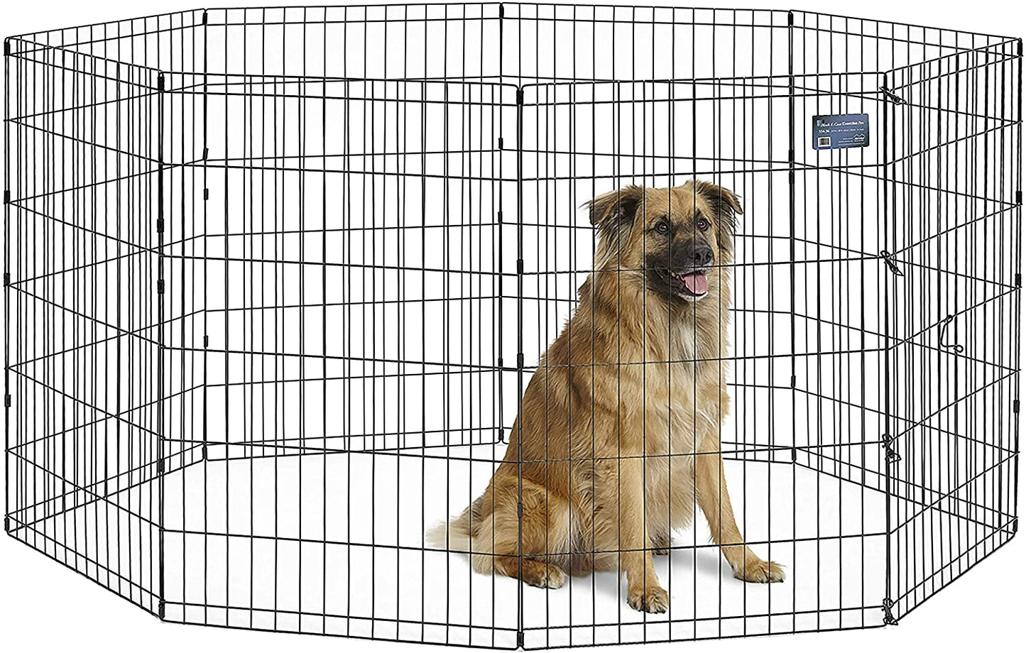 Midwest Homes for Pets Foldable Metal Dog Exercise Pen / Pet Playpen, 24'W X 36'H