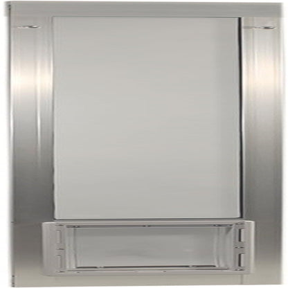 Ideal Pet Products Aluminum Pet Patio Door, Adjustable Height 77-5/8" to 80-3/8", 10-1/2" X 15" Flap Size, White