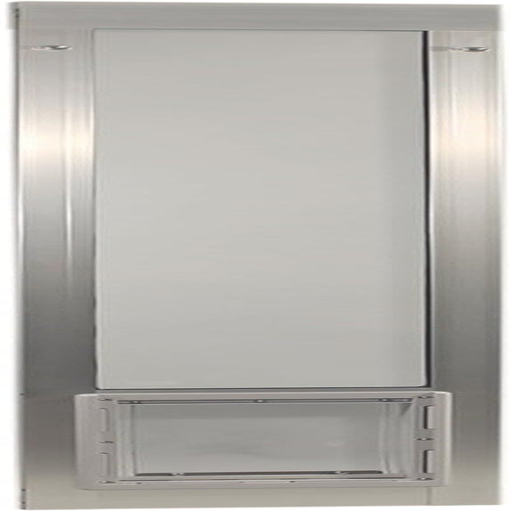 Ideal Pet Products Aluminum Pet Patio Door, Adjustable Height 77-5/8" to 80-3/8", 15" X 20" Flap Size, White