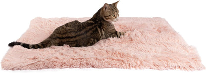 Best Friends by Sheri Calming Shag Fur Pet Throw Blanket, Cotton Candy Pink, 30"X40"