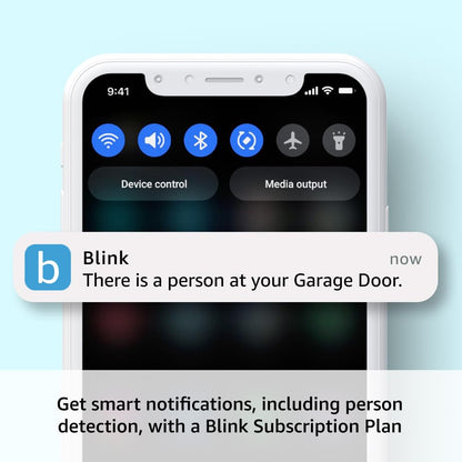 Blink Mini 2 (newest model), Plug-in smart security camera, HD night view in color, built-in spotlight, two-way audio, motion detection, Works with Alexa (White)