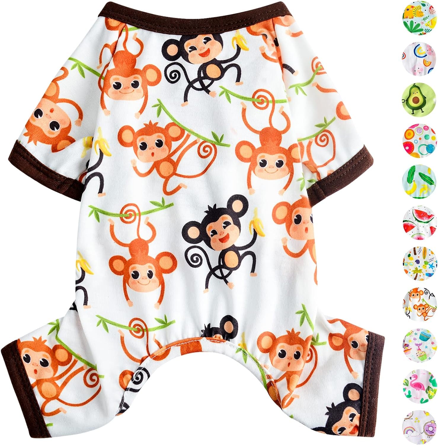 Dog Pajamas - Dog Pjs - Summer Dog Clothes for Small Dogs Boy Girl - Puppy Clothes for Small Dogs Girl Pj - Chihuahua Clothes - Teacup Dog Clothes - Pet Clothes - Dog Outfits, Medium