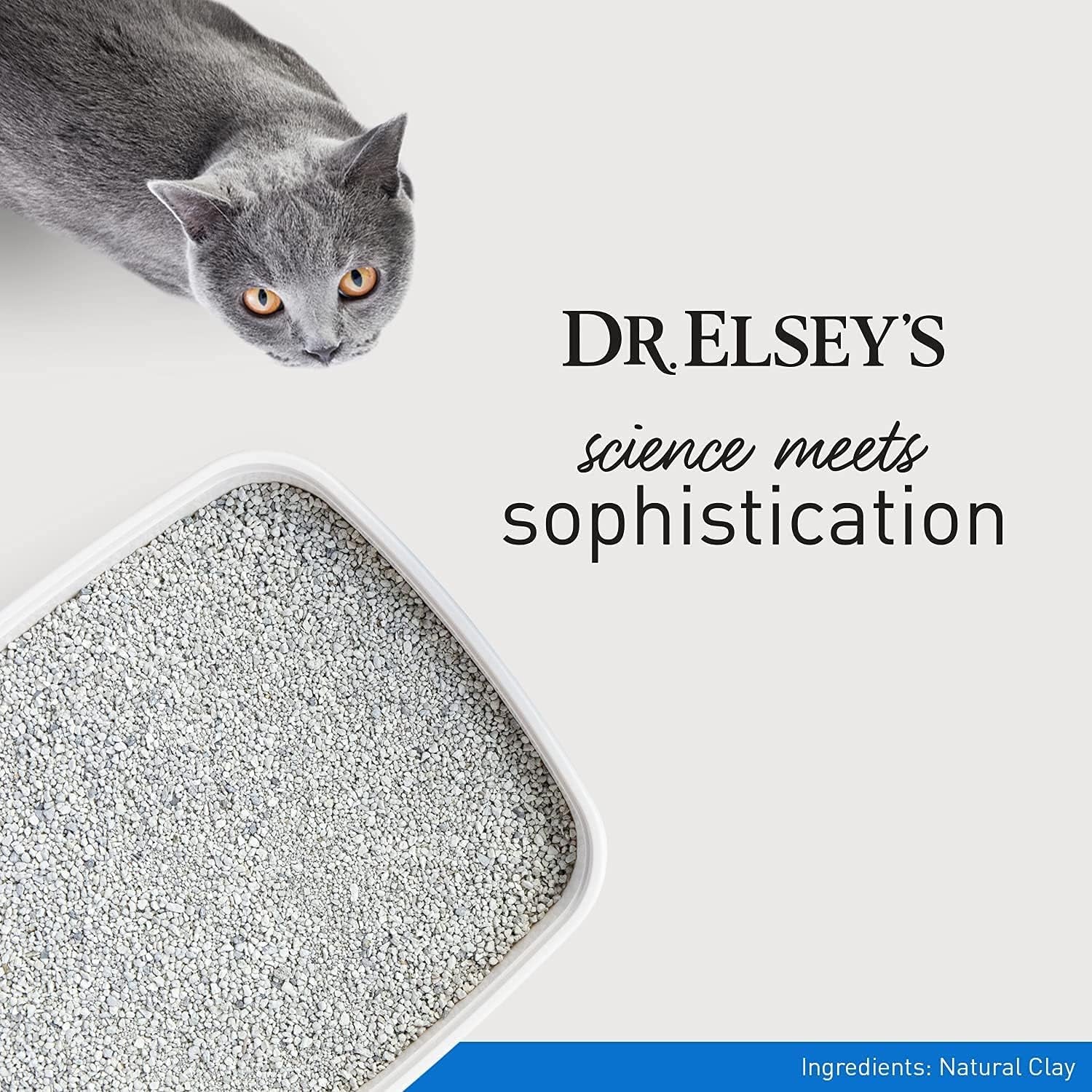 Dr. Elsey'S Premium Clumping Cat Litter - Ultra - 99.9% Dust-Free, Low Tracking, Hard Clumping, Superior Odor Control, Unscented & Natural Ingredients