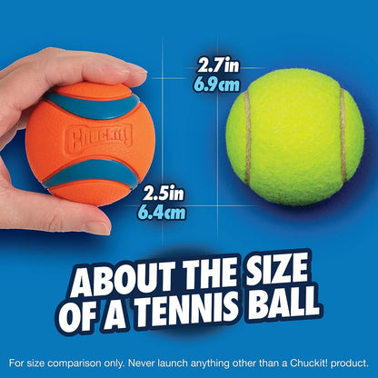 Chuckit Ultra Ball Dog Toy, Small (2 Inch Diameter), Pack of 2, for Breeds 0-20 Lbs