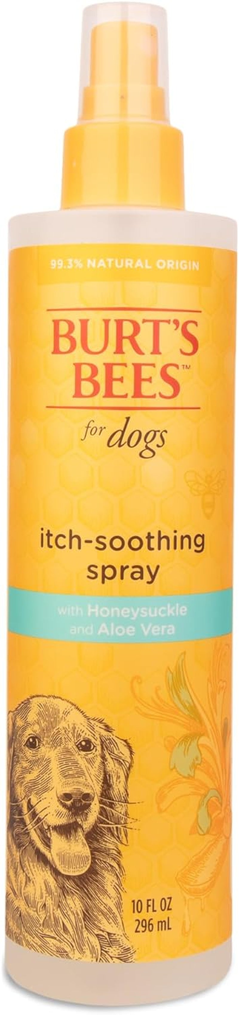 Burt'S Bees for Pets Dogs All-Natural Itch Soothing Spray with Honeysuckle | Best Anti-Itch Spray for All Dogs and Puppies with Itchy Skin | 10 Ounces - Pack of 2