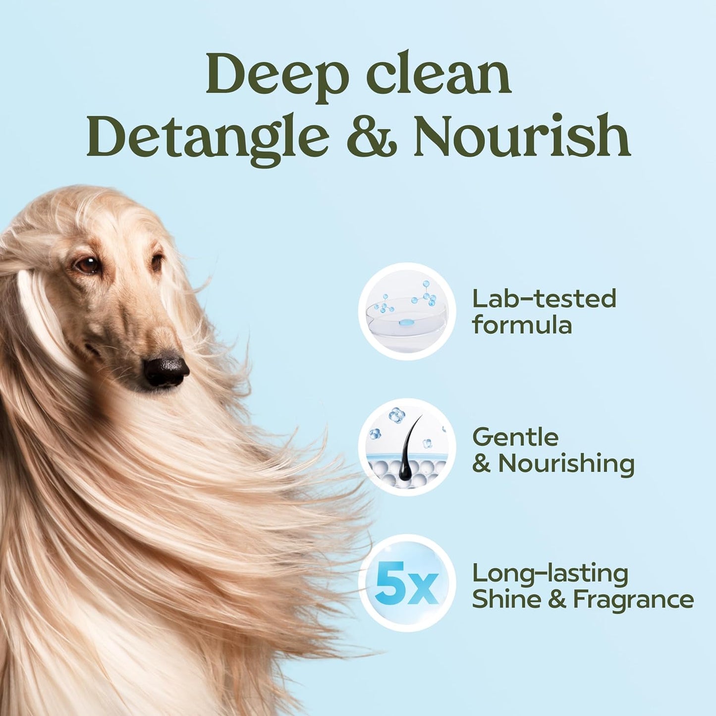 Pawfume Dog Shampoo and Conditioner – Hypoallergenic Dog Shampoo for Smelly Dogs – Best Dog Shampoos & Conditioners – Probiotic Shampoo for Dogs – Best Dog Shampoo for Puppies (Blue Ribbon, 2-Pack)