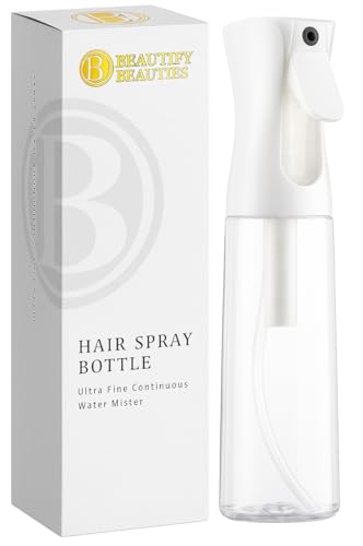 BeautifyBeauties Continuous Spray Bottle for Hair, 10.1 oz Mister Spray