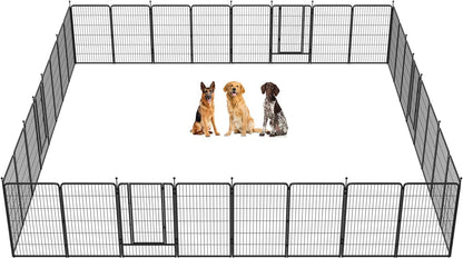 FXW Instant Dog Playpen Designed for RV Trips, 45" Height for Large Dogs│Patented