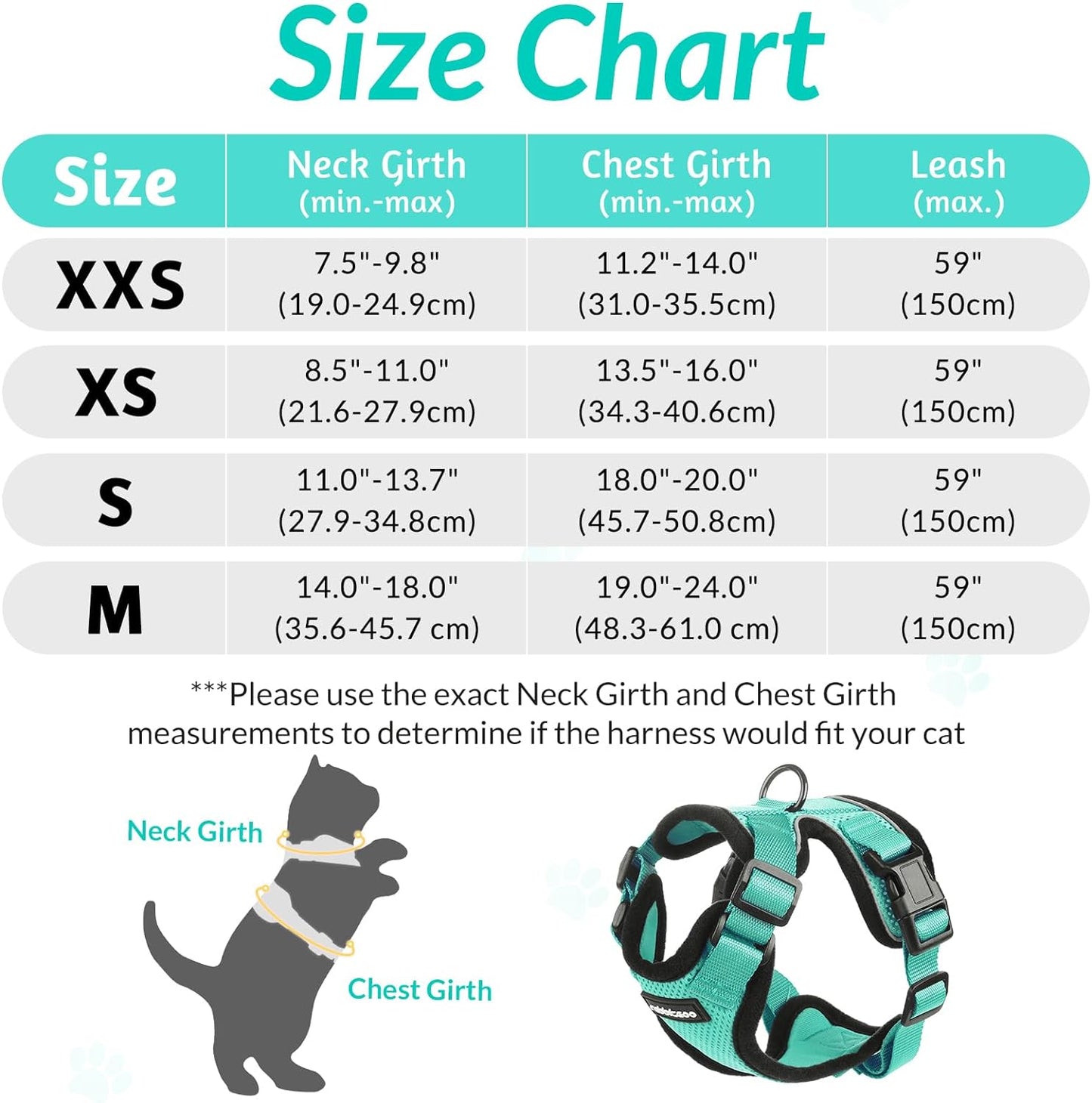 Rabbitgoo Cat Harness and Leash for Walking, Escape Proof Soft Adjustable Vest Harnesses for Cats, Easy Control Breathable Reflective Strips Jacket, Rose Red, XS