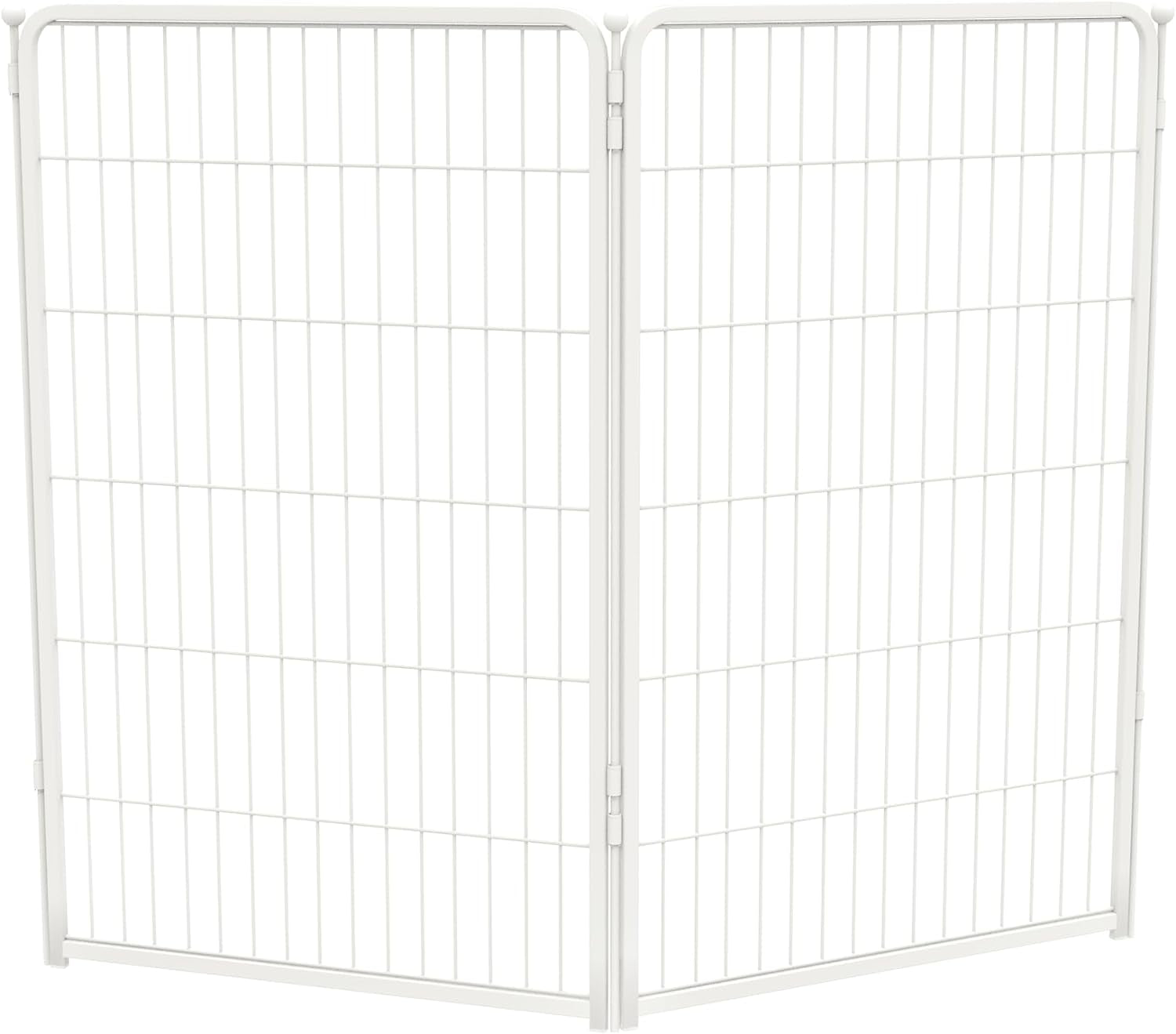 FXW Homeplus Dog Playpen Designed for Indoor Use, 45" Height for Large Dogs, White│Patented