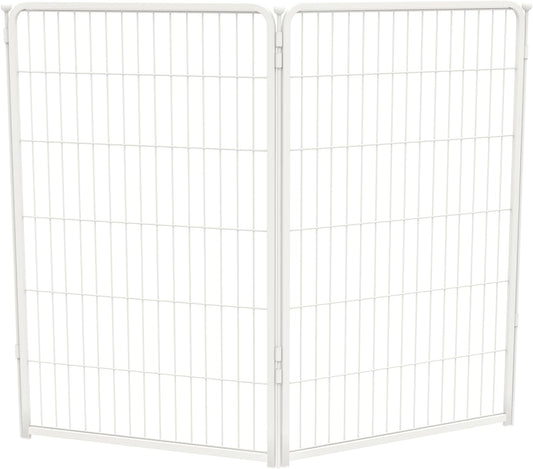 FXW Homeplus Dog Playpen Designed for Indoor Use, 45" Height for Large Dogs, White│Patented