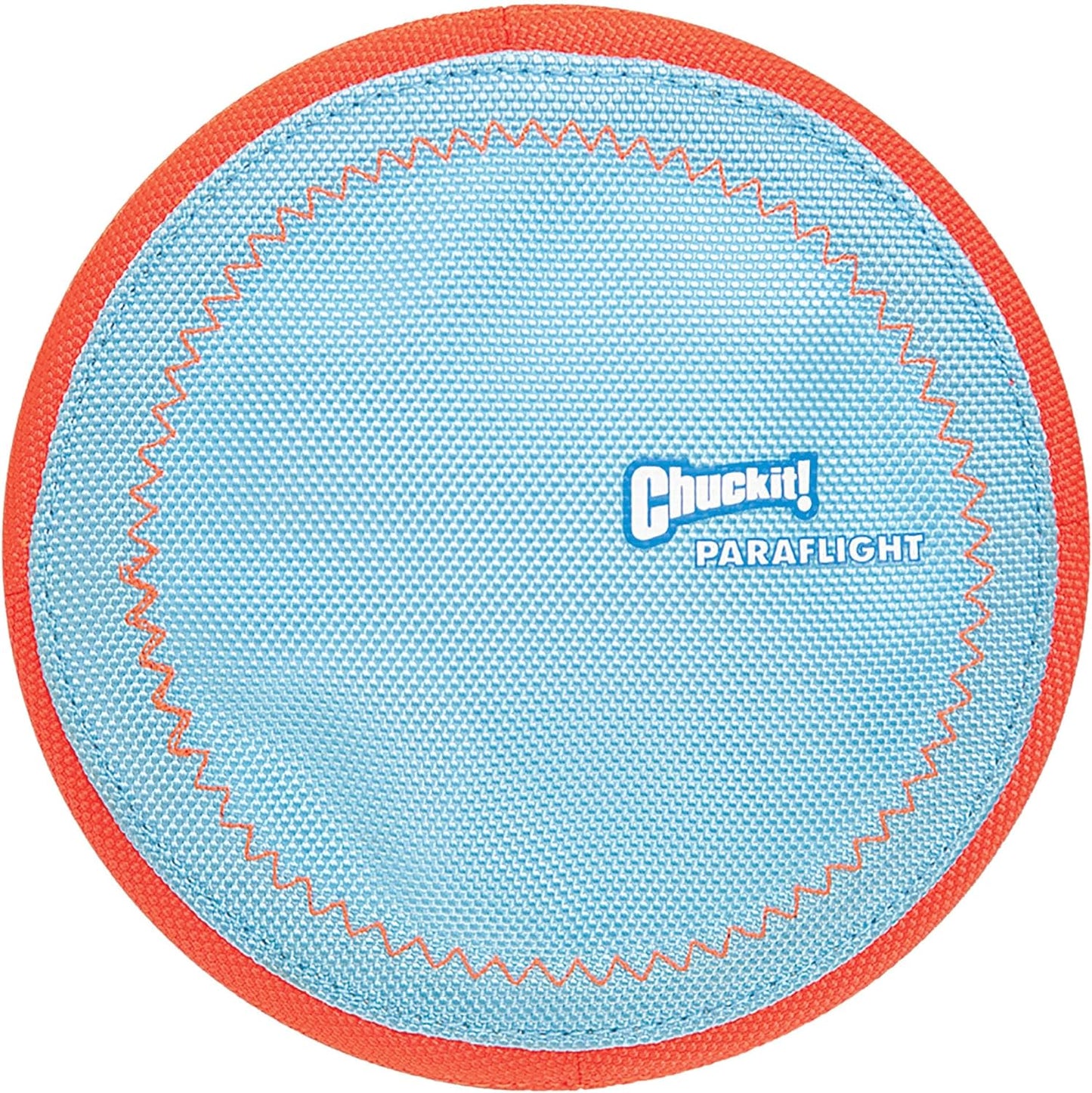 Chuckit! Paraflight Flying Disc Dog Toy, Small (6.75"), Orange and Blue