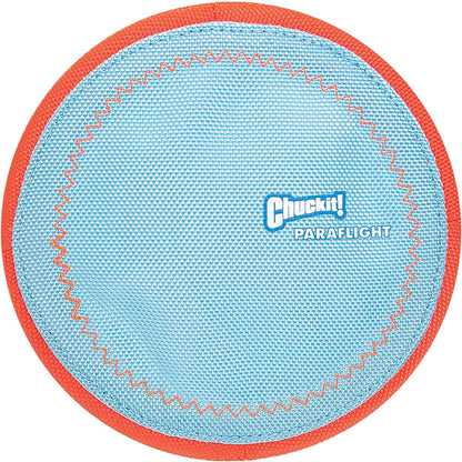 Chuckit! Paraflight Flying Disc Dog Toy, Small (6.75"), Orange and Blue