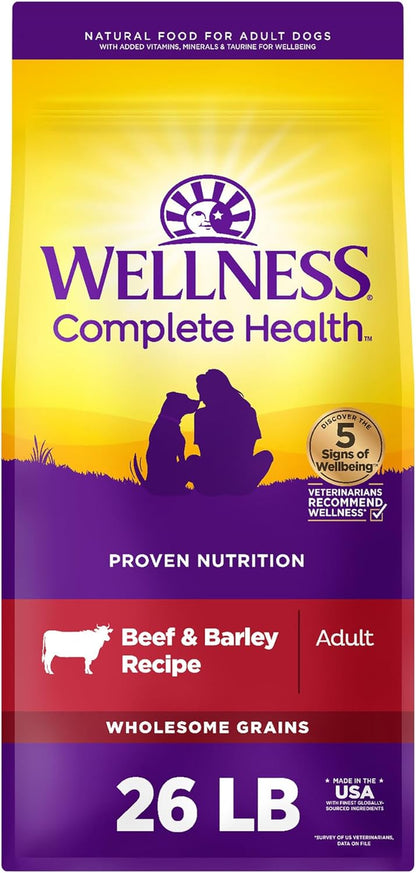 Wellness Complete Health Adult Beef & Barley Recipe 26 Lbs.