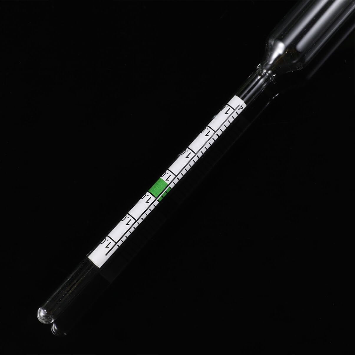 balacoo Aquarium Glass Hydrometer - 4 pcs Fish Tank Hydrometer with Thermometer Aquarium Glass Fish Tank Float Hydrometer