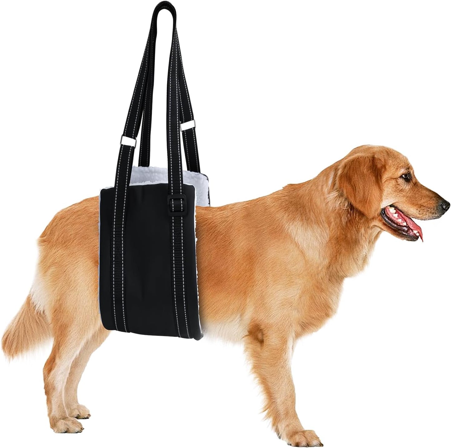 Dog Sling for Back Legs, Dog Sling for Large Dogs Hind Leg Support Adjustable Dog Sling, Dog Support K9 Dog Lift Harness, Helps Senior Dog, Lnjured, after ACL Surgery Rehabilitation (Medium)