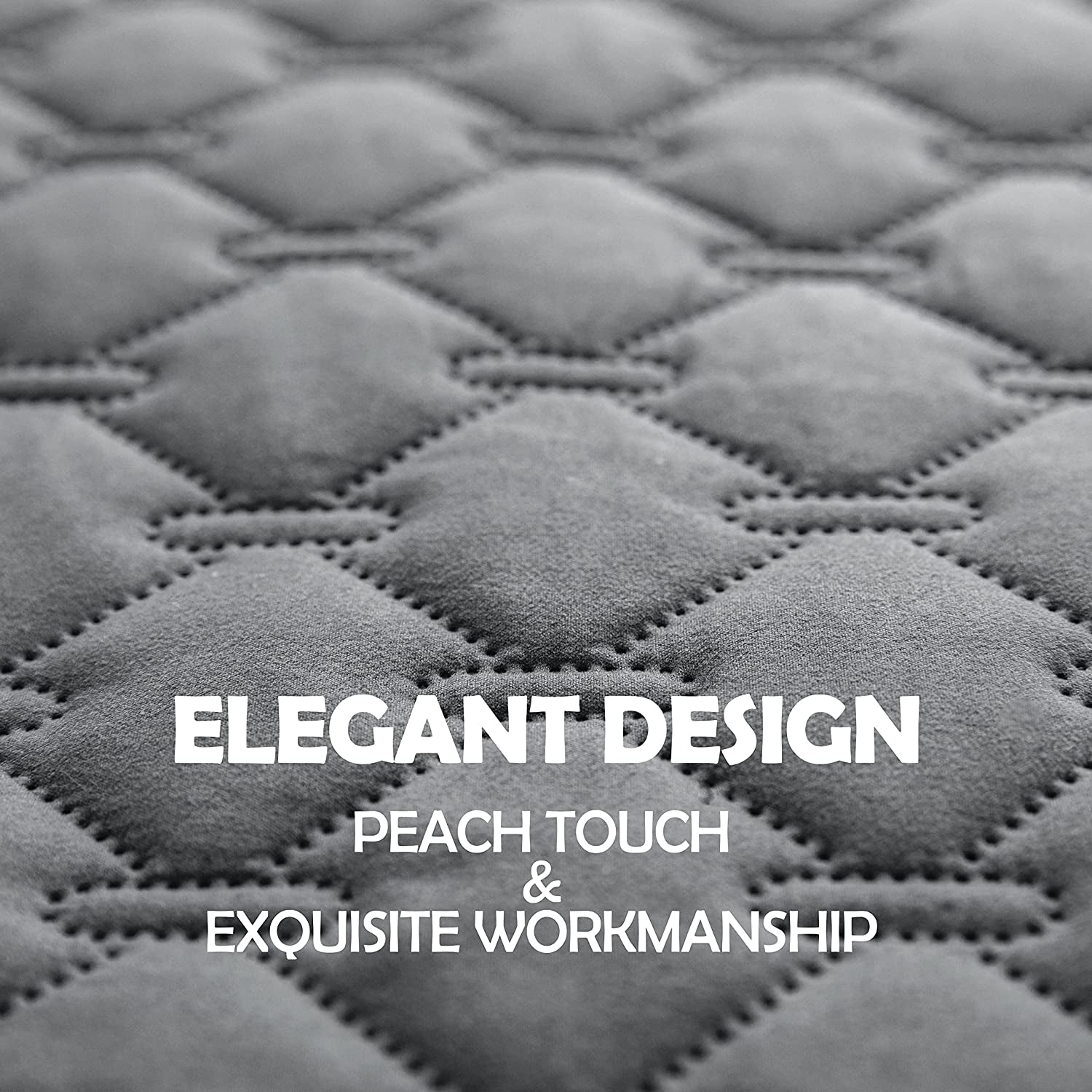 Gogobunny 100% Double Sided Waterproof Dog Blanket Soft Pet Bed Cover Reversible Protect Furniture Couch Sofa Car for Puppy Cat Kids (Dark Charcoal/Light Charcoal, 30X30 Inch (Pack of 1))