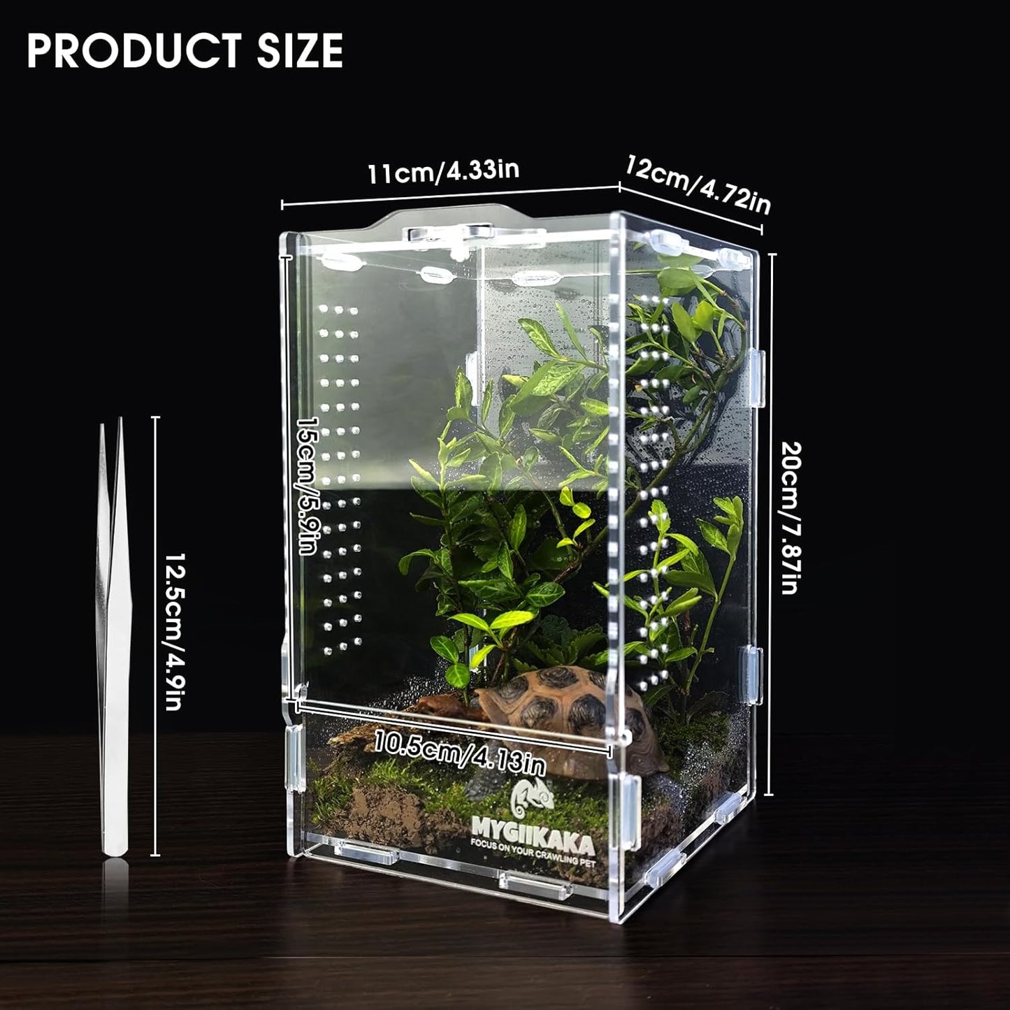 Acrylic Jumping Spider Enclosure, Insect Terrarium, Bug Enclosure, Spider Cage, Jumping Spider Habitat, Praying Mantis Habitat, Arboreal Tarantula Enclosure, Spider Terrarium Kit, Frog Enclosure