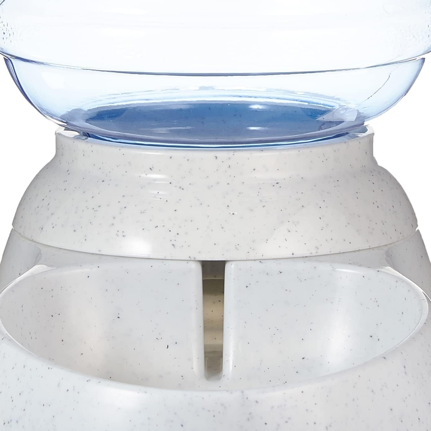 Amazon Basics Gravity Pet Waterer for Cat, Dog, Small, 1 Gallons Capacity, Gray