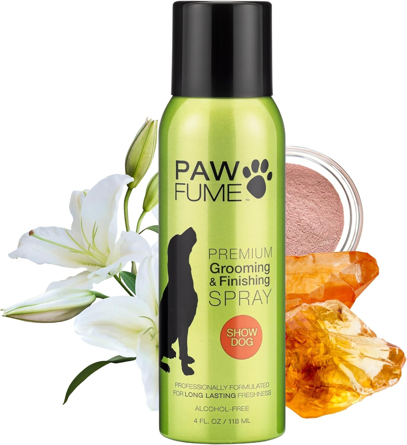 PAWFUME Premium Grooming Spray Dog Spray Deodorizer Perfume for Dogs - Dog Cologne Spray Long Lasting Dog Sprays - Dog Perfume Spray Long Lasting after Bath - Deodorizing Spray (Show Dog, 2-Pack)