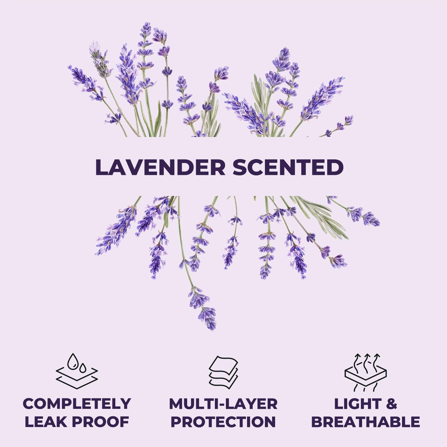 GREEN LIFESTYLE Washable Underpads - Large Bed Pads for Use as Incontinence Bed Pads, Reusable Pet Pads, Great for Dogs, Cats, Bunny, Seniors Bed Pad (Pack of 6 - 30X34)