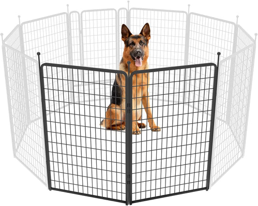 FXW Rollick Dog Playpen for Yard, RV Camping│Patented, 50 Inch 2 Panels