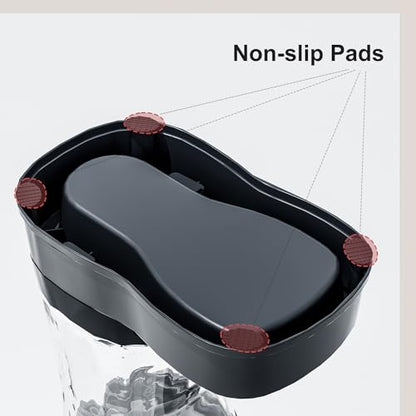 Gardner Pet Automatic Dog Water Dispenser Gravity Stainless Steel Water Waterer Feeder, 100% BPA-Free Large Capacity Water Feeding Bowls for Medium & Large-Sized Dogs Cats Other Pets -(1 Gallon)