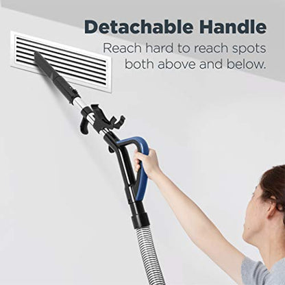 Eureka Upright Vacuum Cleaners, PowerSpeed Lightweight, NEU181A | Pet Hair, Carpet & Hard Floor, 2.6L Dust Cup, Pet Turbo Brush, Crevice & Upholstery Tools, Bagless, Blue