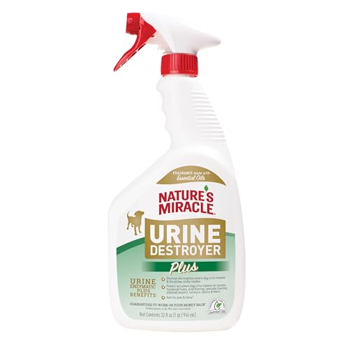 Nature's Miracle Dog Urine Destroyer Plus, Enzymatic Cleaner, 32 oz