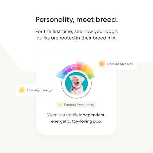 Embark Breed Identification Kit - Most Accurate Dog DNA Testing Kit - 99% Breed Ancestry Accuracy for Mixed Breed Dogs - Plus Relative Finder & Family Tree