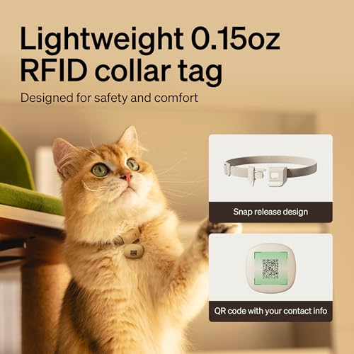 PETLIBRO RFID Automatic Cat Feeder, Collar Tag-Activated Personalized Meals, 5G&2.4G Wi-Fi Programmable Cat Food Dispenser with Cats Recognition & Diet Tracking for Multi-Pet Homes and Different Diets