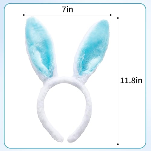 Avxdbr Easter Dog Bunny Costumes Easter Bunny Dog Headband Bandana Outfits for Small Medium Dogs