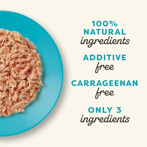 Applaws Natural Wet Cat Food, 24 Count, Limited Ingredient Canned Wet Cat Food, Tuna Fillet in Broth, 5.5oz Cans