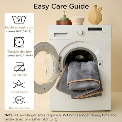 Bedsure Waterproof Dog Blankets for Small Dogs - Small Cat Blanket Washable for Couch Protection, Sherpa Fleece Puppy Blanket, Soft Plush Reversible Throw Furniture Protector, 25"X35", Grey