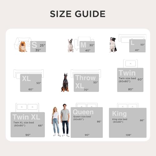 Bedsure Waterproof Dog Blankets for Small Dogs - Small Cat Blanket Washable for Couch Protection, Sherpa Fleece Puppy Blanket, Soft Plush Reversible Throw Furniture Protector, 25"X35", Grey