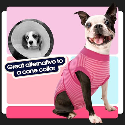 FUAMEY Recovery Suit for Dogs After Surgery,Soft Breathable Dog Bodysuit
