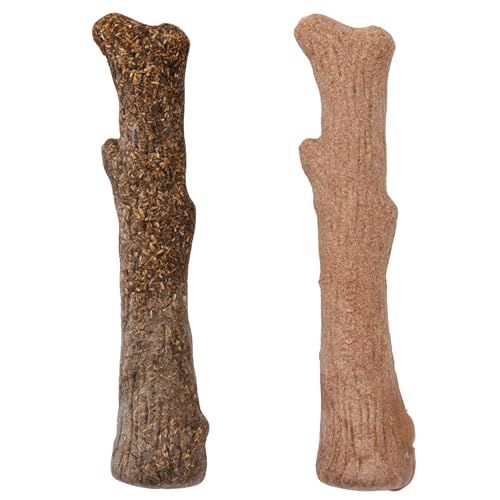 Pupstages Dogwood Calming Stick Dog Chew Toy, Medium, 7.5", 2-Pack