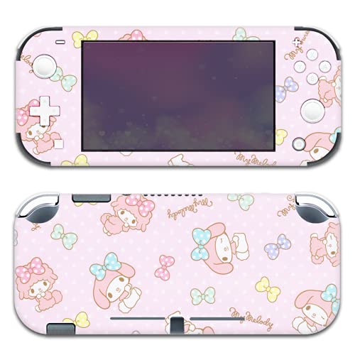 BelugaDesign Hello Melody Switch Skin | Cute Cutecore Kawaii Pastel Sticker Wrap Vinyl Decal | Bunny Animal Anime Kawaii Japanese Cartoon Game l Compatible with Nintendo Switch (Switch Lite, Pink)