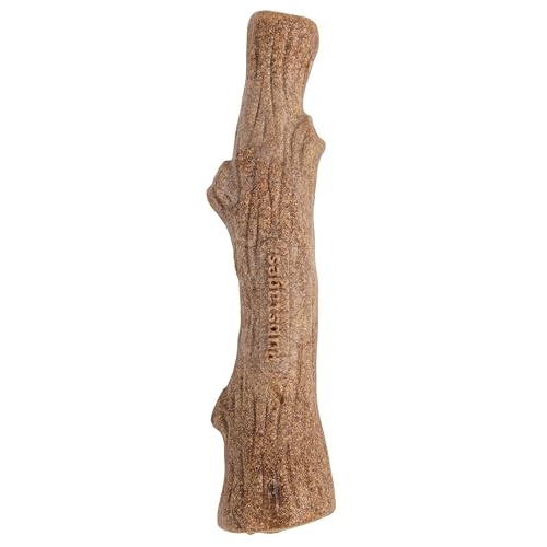 Pupstages Dogwood Dog Chew Toy, Made in the USA – Real-Wood Blend, Natural Flavor & Texture, Moderate Chewers, Small, 5.4"