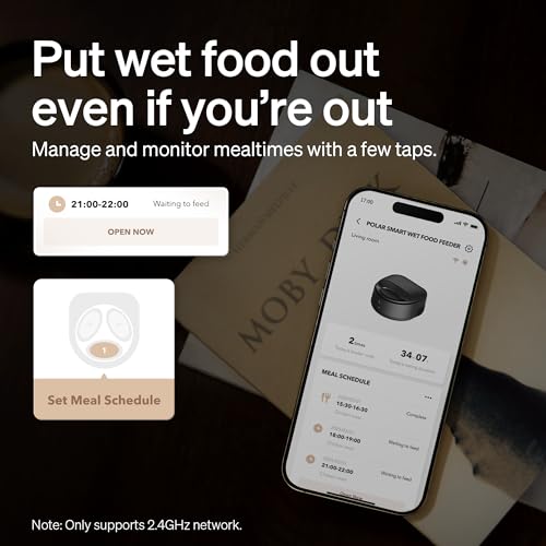 PETLIBRO Automatic Cat Feeder Wet Food with Stainless Steel Bowl, Refrigerated Auto Cat Feeder with Semiconductor Cooling, 3 Fresh Meals for 3 Days, App-Controlled Pet Food Dispenser, Easy to Clean