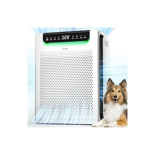 Air Purifiers for Home Large Room, Up to 2600Ft² with HEPA Washable Filters