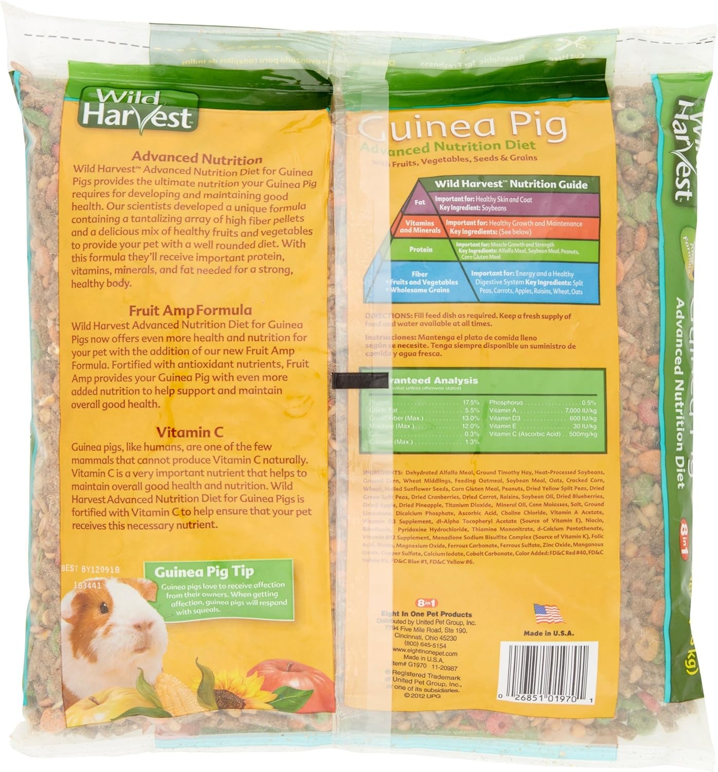 Wild Harvest G1970W Wh Adv Nutrition Diet G.P. 4 Bag, One Size