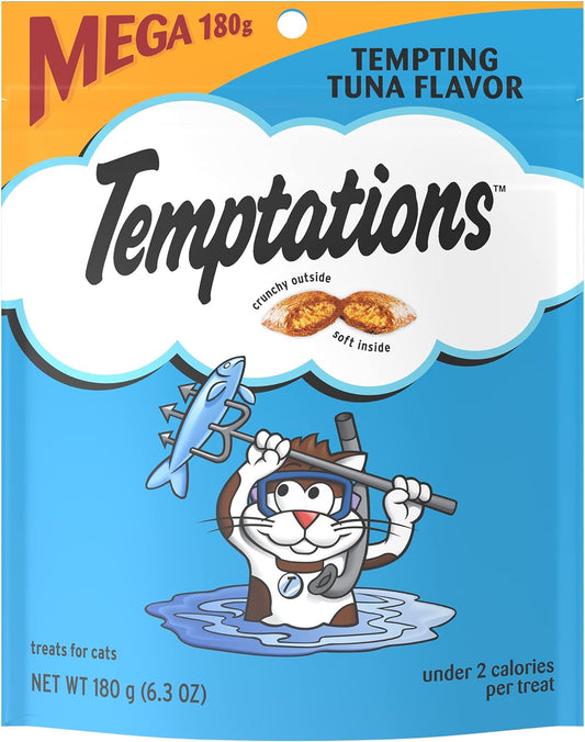 Temptations Whiskas Temptations Tempting Tuna Flavor, 6.3 Ounce (Pack of 10)