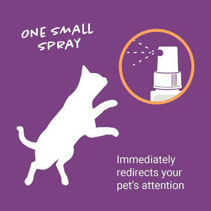 Sentry Pet Care Stop That! Behavior Correction Spray for Cats, Easy Spray Application, Noise and Pheromones Help Eliminate Unwanted Behaviors Including Scratching and Aggression