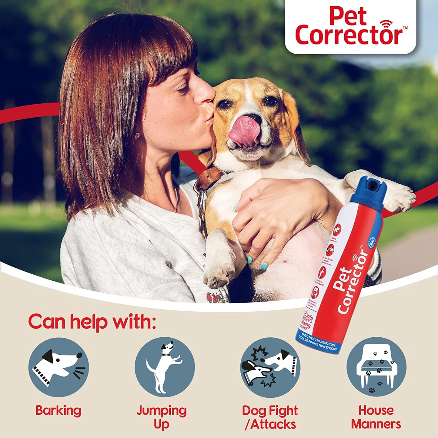 PET CORRECTOR Dog Trainer, 30Ml. 6 Pack- Stops Barking, Jumping Up, Place Avoidance, Food Stealing, Dog Fights & Attacks. Help Stop Unwanted Dog Behaviour. Easy to Use, Safe, Humane and Effective.