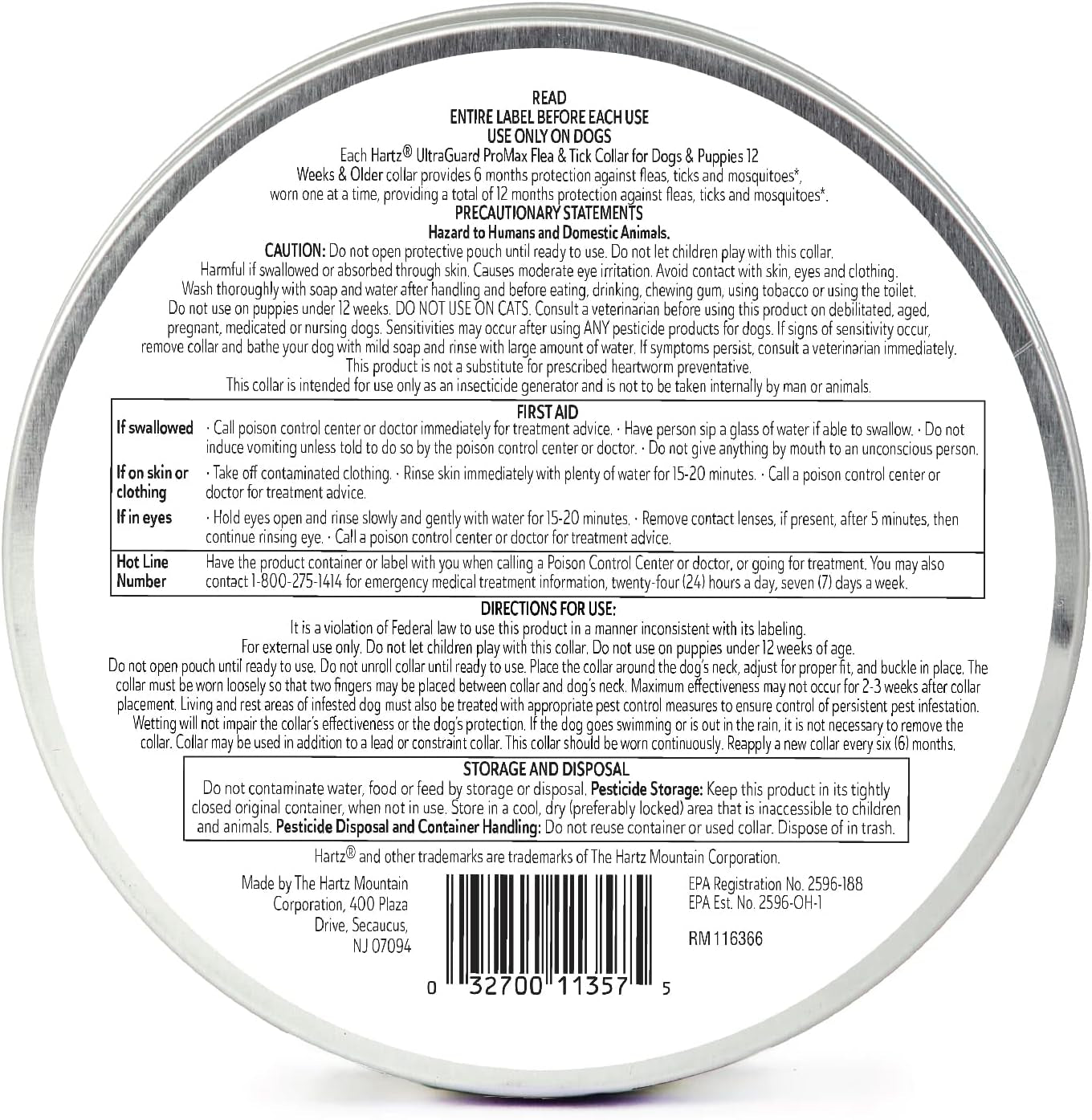 Hartz Ultraguard Promax Flea & Tick Collar for Dogs I 12 Months Protection I Soft & Comfortable Flea & Tick Prevention I 2 Pack,Gray